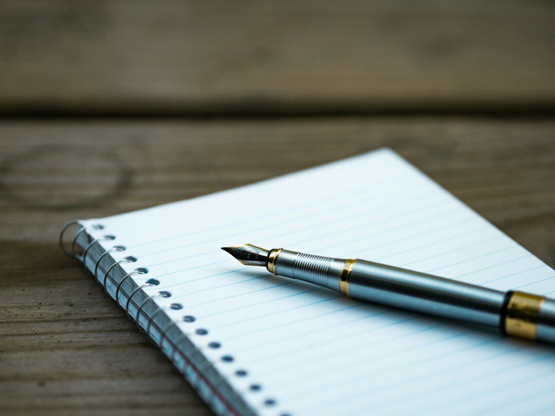 writer editing manuscript pages
